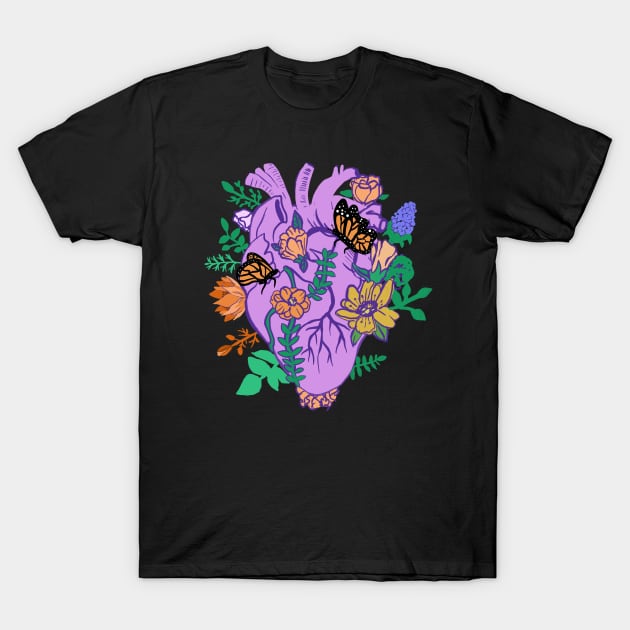 Pastel Goth Anatomical Heart T-Shirt by LunaElizabeth